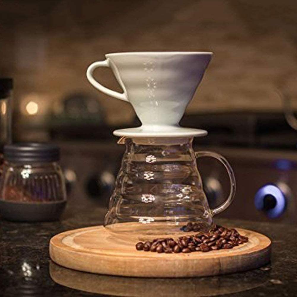 Glass Coffee Carafe, Standard Coffee Server for Pour Over Coffee Maker, Clear Coffee Pot, 600ml