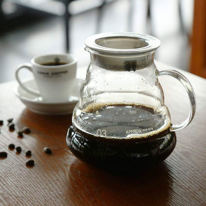 Glass Coffee Carafe, Standard Coffee Server for Pour Over Coffee Maker, Clear Coffee Pot, 800ml